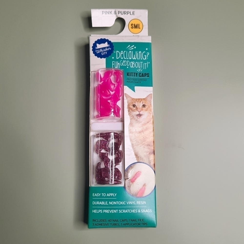 Whisker City Hot Pink & Purple Sparkling Kitty Caps